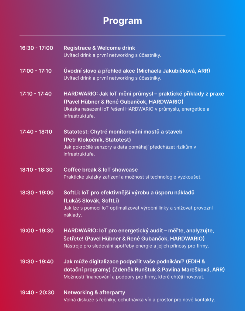 Průmysl & Energie 4.0: Inovace a IoT v praxi