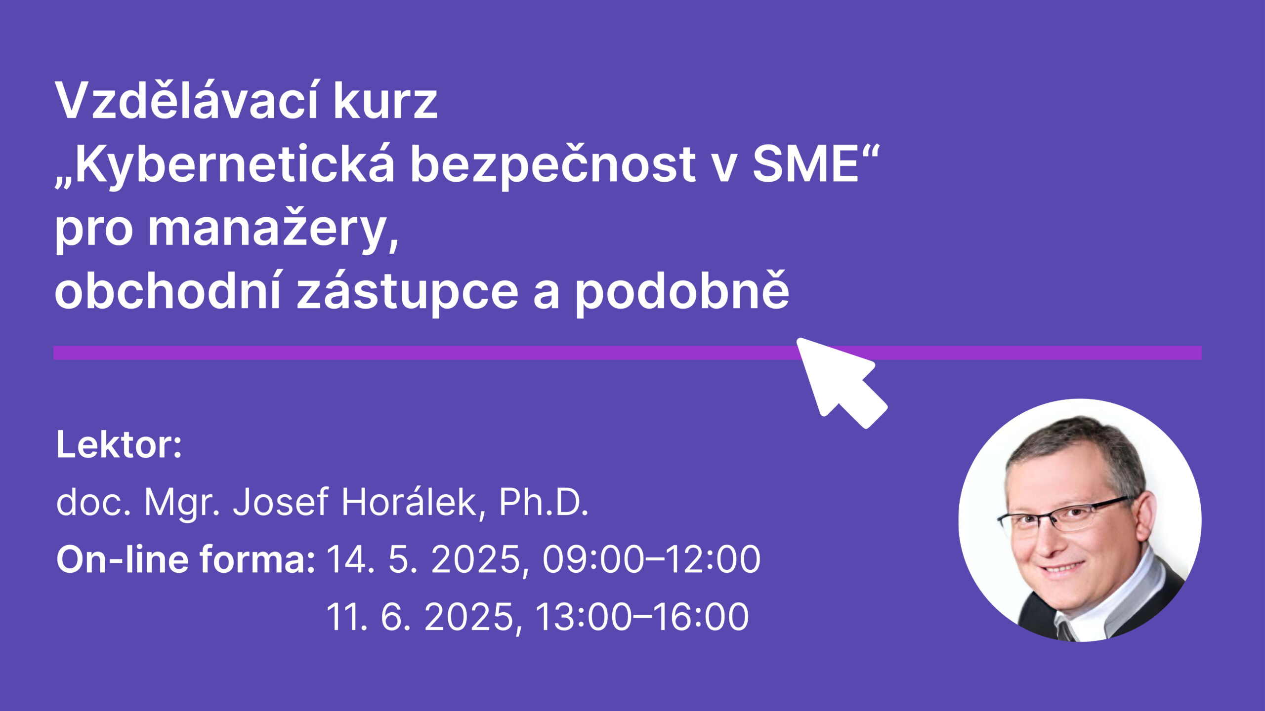 Kybernetická bezpečnost v SME pro manažery, obchodní zástupce atd.